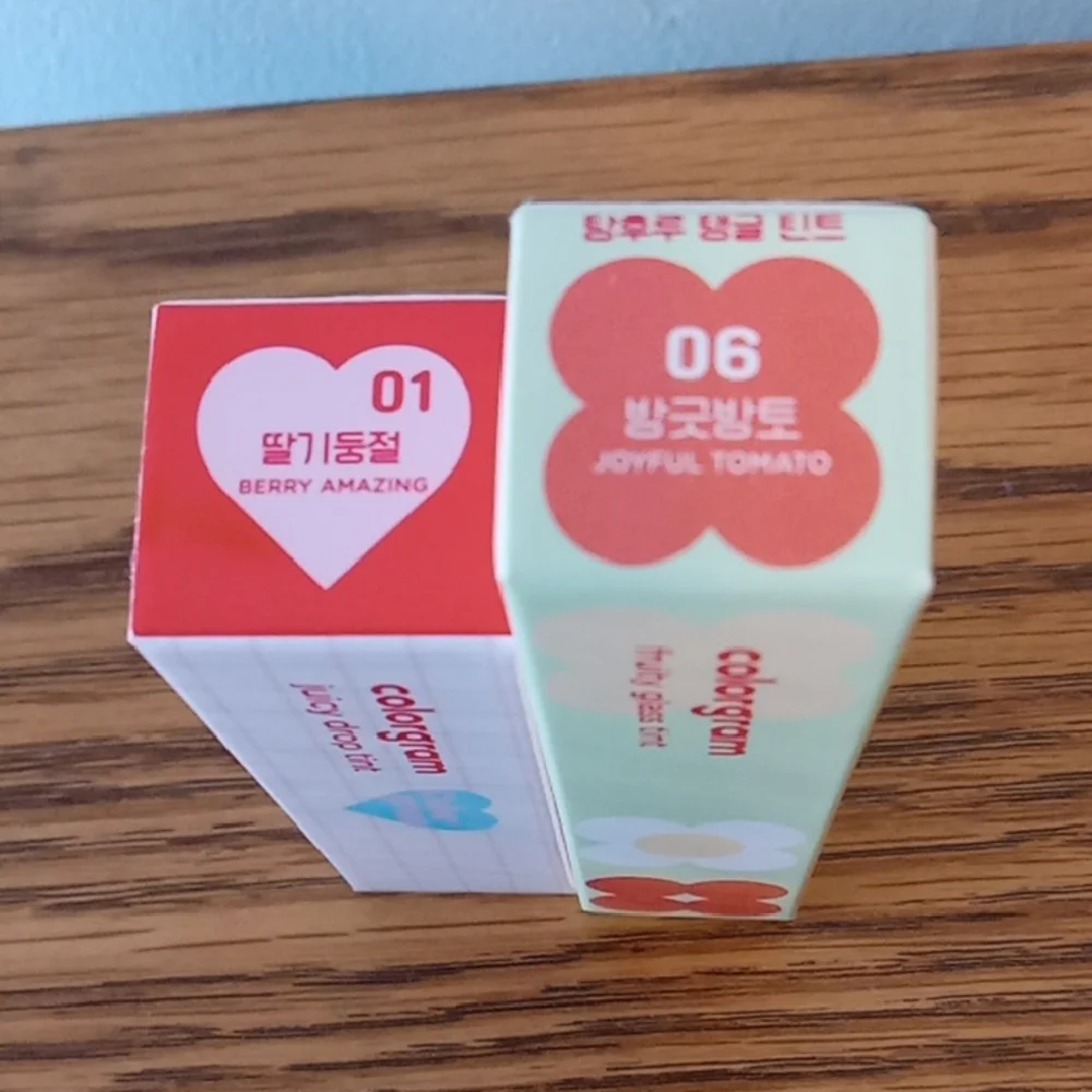 2 Colorgram Juicy Drop Stain and Fruity Glass Stain Korean